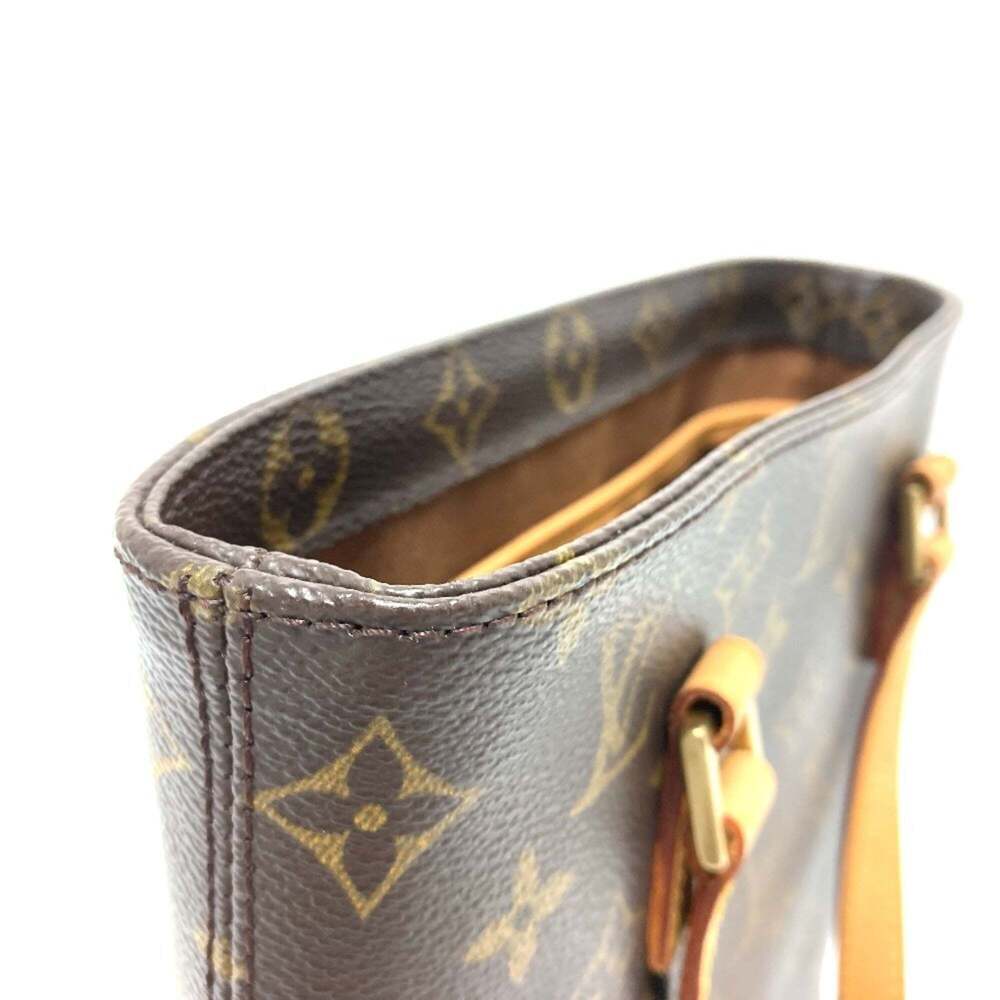 LOUIS VUITTON Authentic Brown Monogram Canvas Tote Bag - Picture 6 of 12